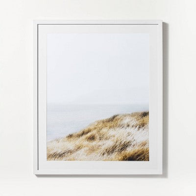 30" x 36" Cold Beach Framed Wall Art - Threshold designed with Studio McGee (LOCAL PICKUP ONLY)