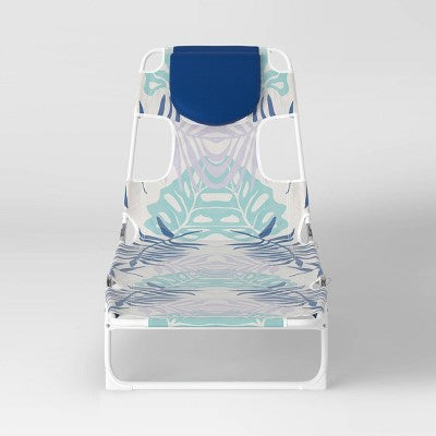 Outdoor Portable Folding Beach Coral Branch Lounger Chair - Sun Squad (LOCAL PICKUP ONLY)