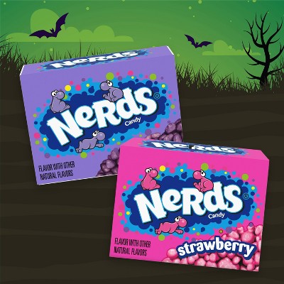 Nerds Halloween Grape and Strawberry Mini Boxes Candy - 10oz/23ct