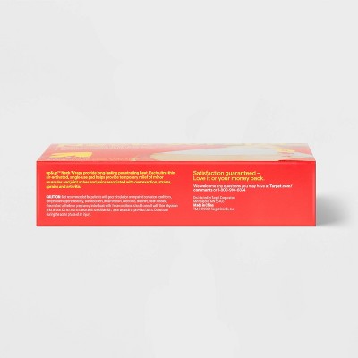 Heat wraps for Neck - 4pk - up&up