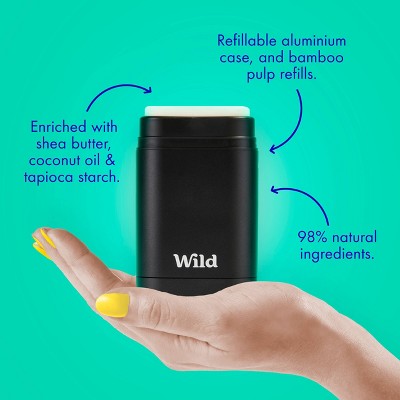 Wild - Fresh Cotton & Sea Salt - Aluminum Free Deodorant Refill - 1.4oz