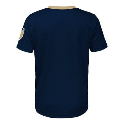 MLS Philadelphia Union Boys' Sublimated Poly Jersey - XS: Team Logo Pullover