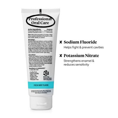 Made By Dentists Enamel Rebuilding Toothpaste - Fluoride Anticavity Toothpaste - Fresh Mint Flavor - 4.2 oz