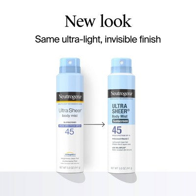 Neutrogena Ultra Sheer Spray - Twin Pack - SPF 45