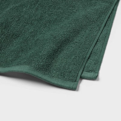 Everyday Bath Sheet Dark Green - Room Essentials