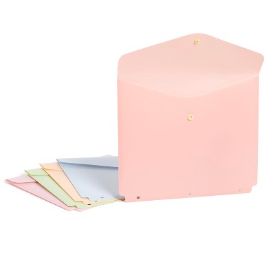 U Brands 5ct Binder Pockets Saccharine Fields