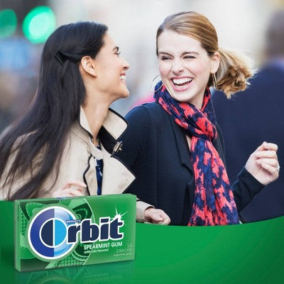 Orbit Spearmint Sugar-Free Chewing Gum Single Pack -14ct