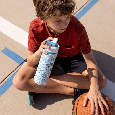 Simple Modern 22oz Fortnite Water Bottle Light Blue