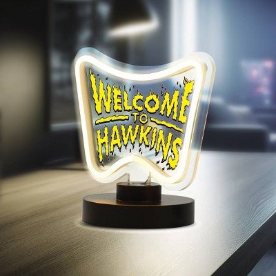 Stranger Things Welcome to Hawkins Neon Logo