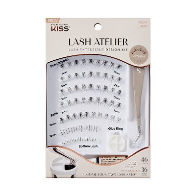 KISS Products Lash Atelier Design False Eyelashes Kit - 82ct