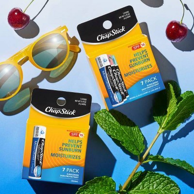 Chapstick Moisturizer Lip Balm - Original - SPF15 - 7ct