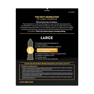 SKYN King Large Non-Latex Condoms - 36ct