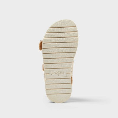 Toddler Girls Sequerah Footbed Sandals - Cat & Jack Tan 9T
