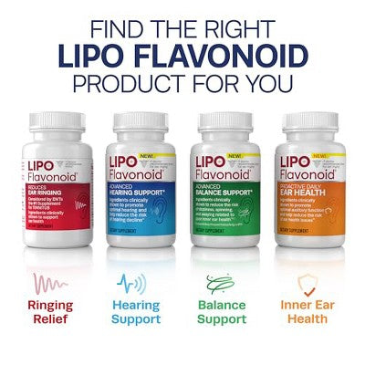 Lipo-Flavonoid Plus Day and Night Combo Kit Caplets for Tinnitus and Inner Ear Health Support, Daytime and Nighttime Formula, 90 Count