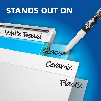 Expo 12pk Dry Erase Markers Colors Fine Point