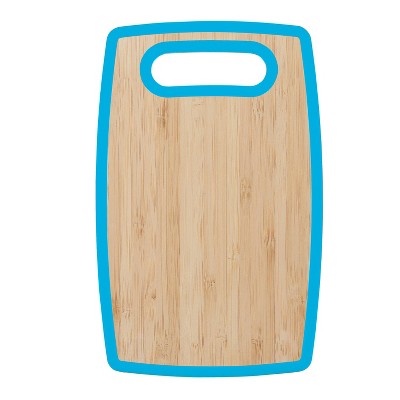 Cuisinart 3pc Dual Sided Cutting Board & Cutlery Set: Stainless Steel Knife Set, Nonstick Coating, Vibrant Blue