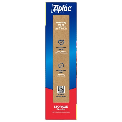 Ziploc Storage Gallon Bags with Grip 'n Seal Technology - 42ct