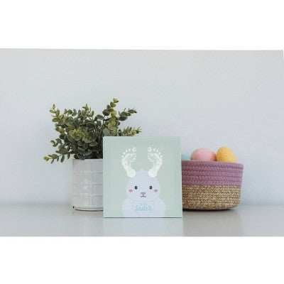 Pearhead 6"x6" My First Easter Wall Canvas Art Framed: Blue, Plywood, MDF, Horizontal Orientation