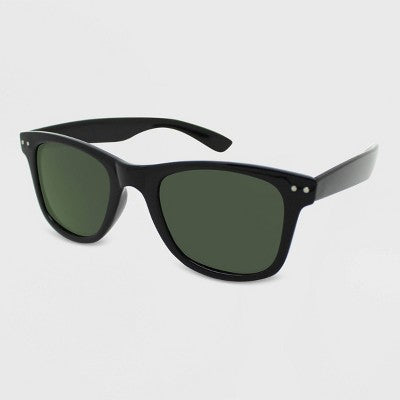 Women's Surf Shade Sunglasses - Wild Fable Black: UV Protection, Polycarbonate Lens, Hinged Temple