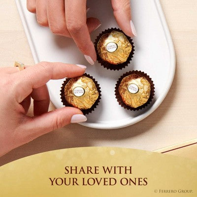 Ferrero Rocher Christmas Candy Chocolate Gift Box - 7.9oz