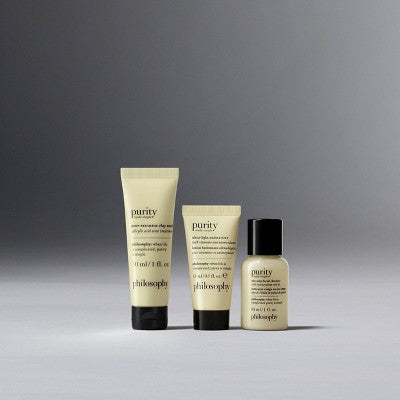 philosophy Purity Made Simple Cleanse, Purify, Hydrate Mini Set - 3pc - Ulta Beauty