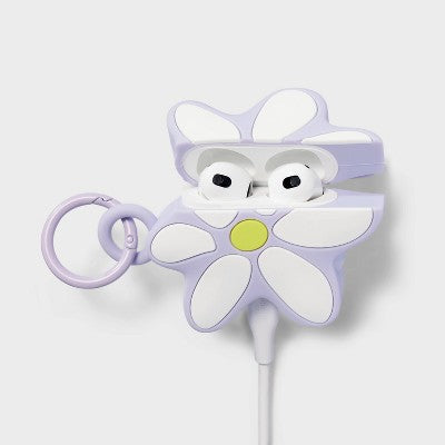 Apple AirPods (3rd Generation) Daisy Case - heyday Soft Purple