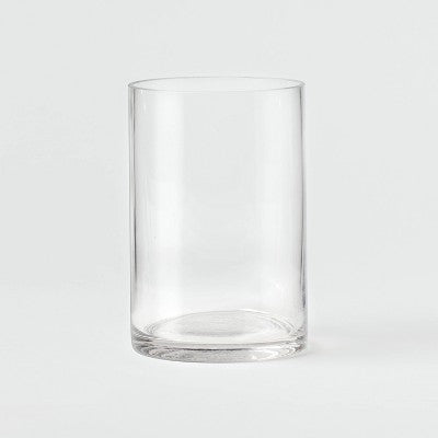 Clear Hurricane 3" x 4" Pillar Candle Holder - Room Essentials
