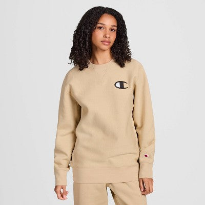 Champion Adult Sizing Crewneck Sweatshirt - Irish Cream S
