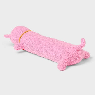 Cat Kids' Long Weighted Plush Throw Pillow Pink - Pillowfort (LOCAL PICKUP ONLY)