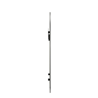 34" x 36" Hubba Arched Mirror Metallic Titanium - Umbra: Modern Oval Wall Mount, No Assembly, Steel Frame (LOCAL PICKUP ONLY)
