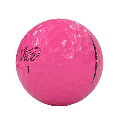 Vice Golf Vice Drive Golf Balls 12pk - Pink: Polybutadiene Core, Ionomer Shell