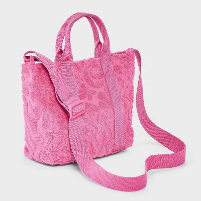 Girls' Mini Terry Handle Crossbody Bag - Cat & Jack Pink