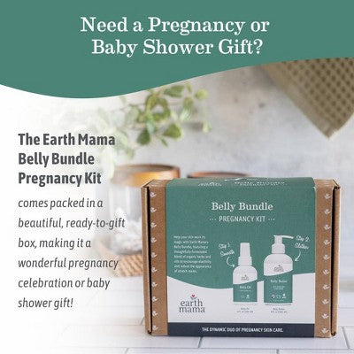 Earth Mama Belly Bundle Pregnancy Skincare Kit - 2ct