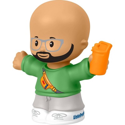 Fisher-Price Little People Athleisure Dad Character Figure for Toddlers & Kids