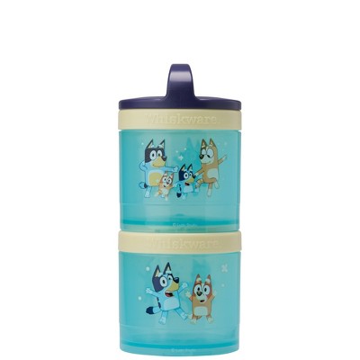Whiskware Stackable 2pc Food Storage Jar Snack Pack - Bluey: Plastic Kids Container