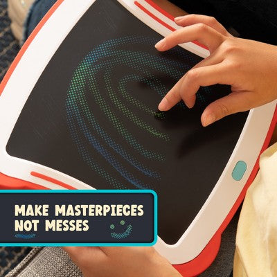 Chuckle & Roar Mess-Free LCD Finger Painting - Reusable Sensory Drawing Tablet for Toddlers & Preschoolers, Ages 3+