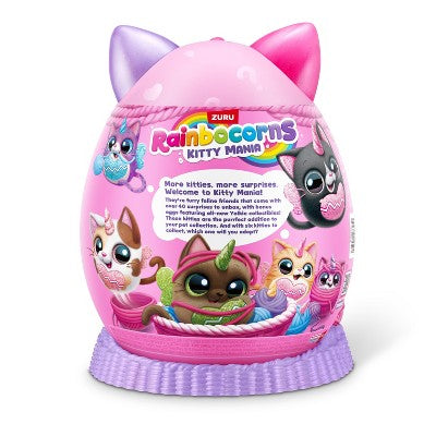 Rainbocorns Eggzania Kitty Mania Stuffed Animal