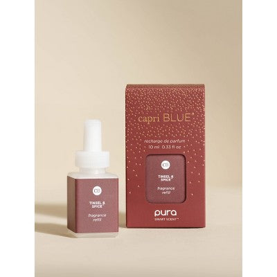Pura Capri Blue Smart Vial Tinsel and Spice Fragrance Refill