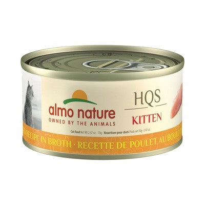 Almo Nature: HQS Natural Kitten: Chicken Recipe - 2.47oz Can