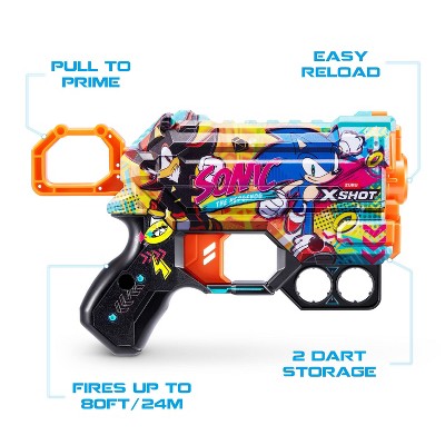 XSHOT Skins Sonic the Hedgehog Hyper Spike Menace Toy Dart Blaster by ZURU