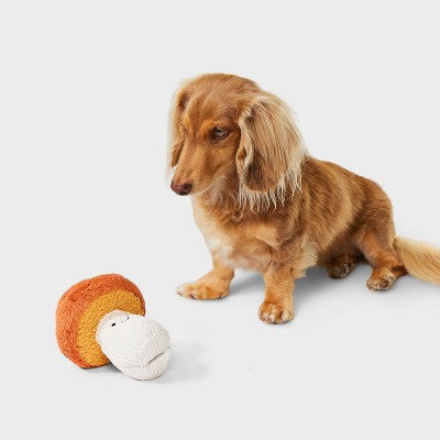Mushroom Treater Tough Plush Dog Toy - Boots & Barkley
