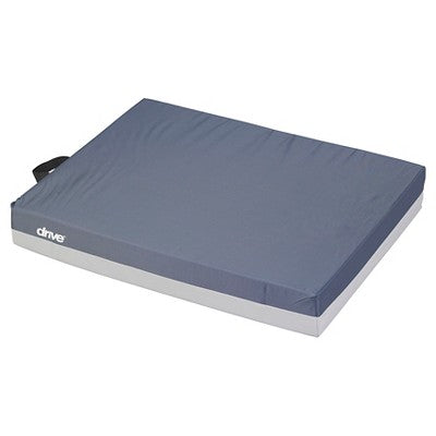 Drive Medical Gel "E" Skin Protection Wheelchair Seat Cushion, 18" x 16" x 3"
