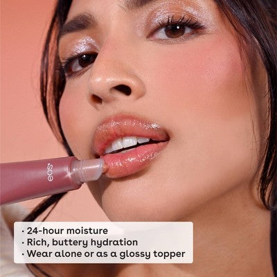 eos Holiday Tinted Super Balm - Salted Caramel - 0.35 fl oz