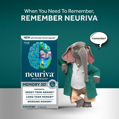 Neuriva Memory Dietary Supplement Capsules - 3 Dose - 30ct