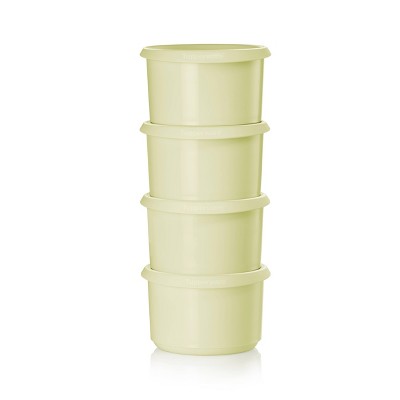 Tupperware 8pc (set of 4) Serve and Store Food Storage Canister Set Celery