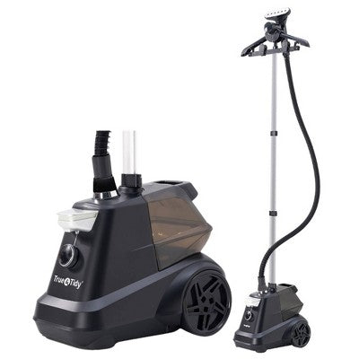 True & Tidy SX3 Industrial Garment Steamer with 3 Steam Settings and On/Off Pedal Black: 1800W, 90 Min Steam, 3L Tank (LOCAL PICKUP ONLY)