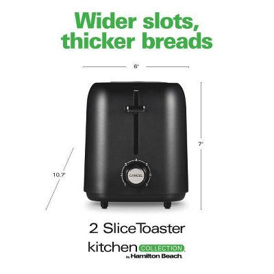 Kitchen Collection By Hamilton Beach 2 Slice Toaster 22825KC