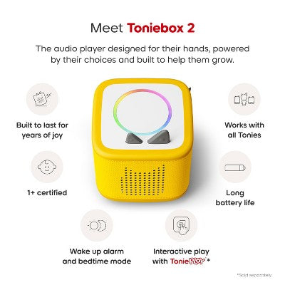 tonies Pokemon Toniebox 2 Starter Set - Yellow