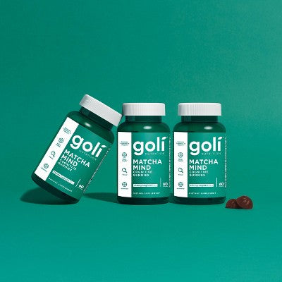 Goli Nutrition Matcha Mind Cognitive Vegan Gummies - 60ct
