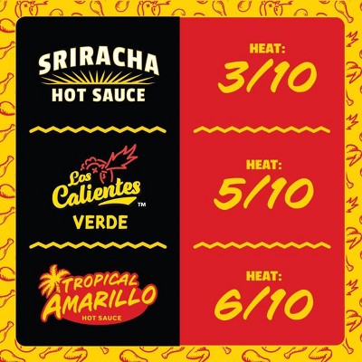 Hot Ones Flavor + Fire Hot Sauce Trio Pack Gift Set - 15oz/3ct